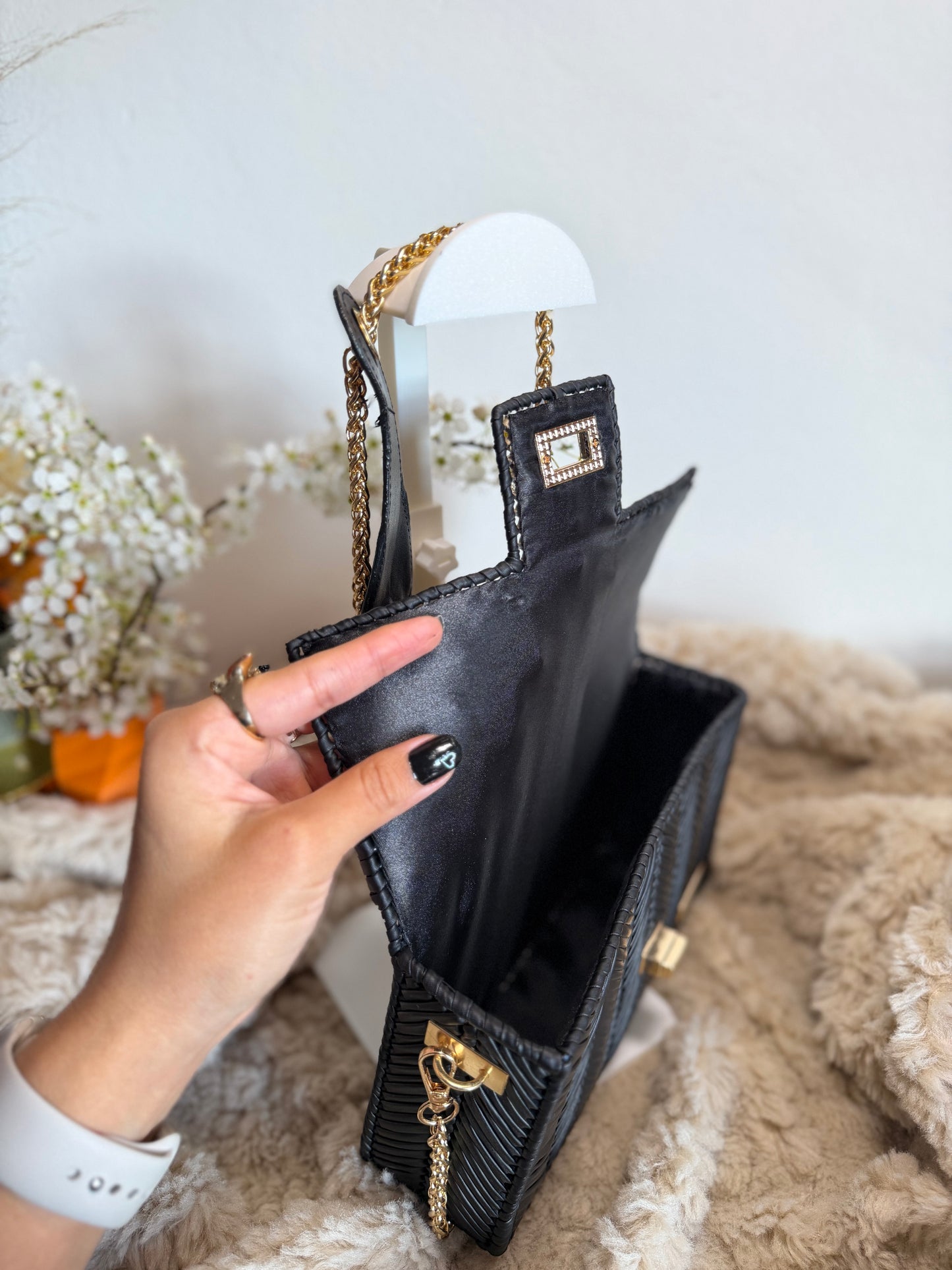 Nera bag (Black with beige)